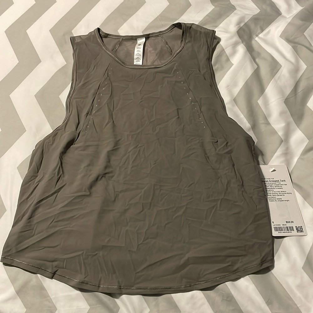 Lululemon Sculpt Cropped Tank Top